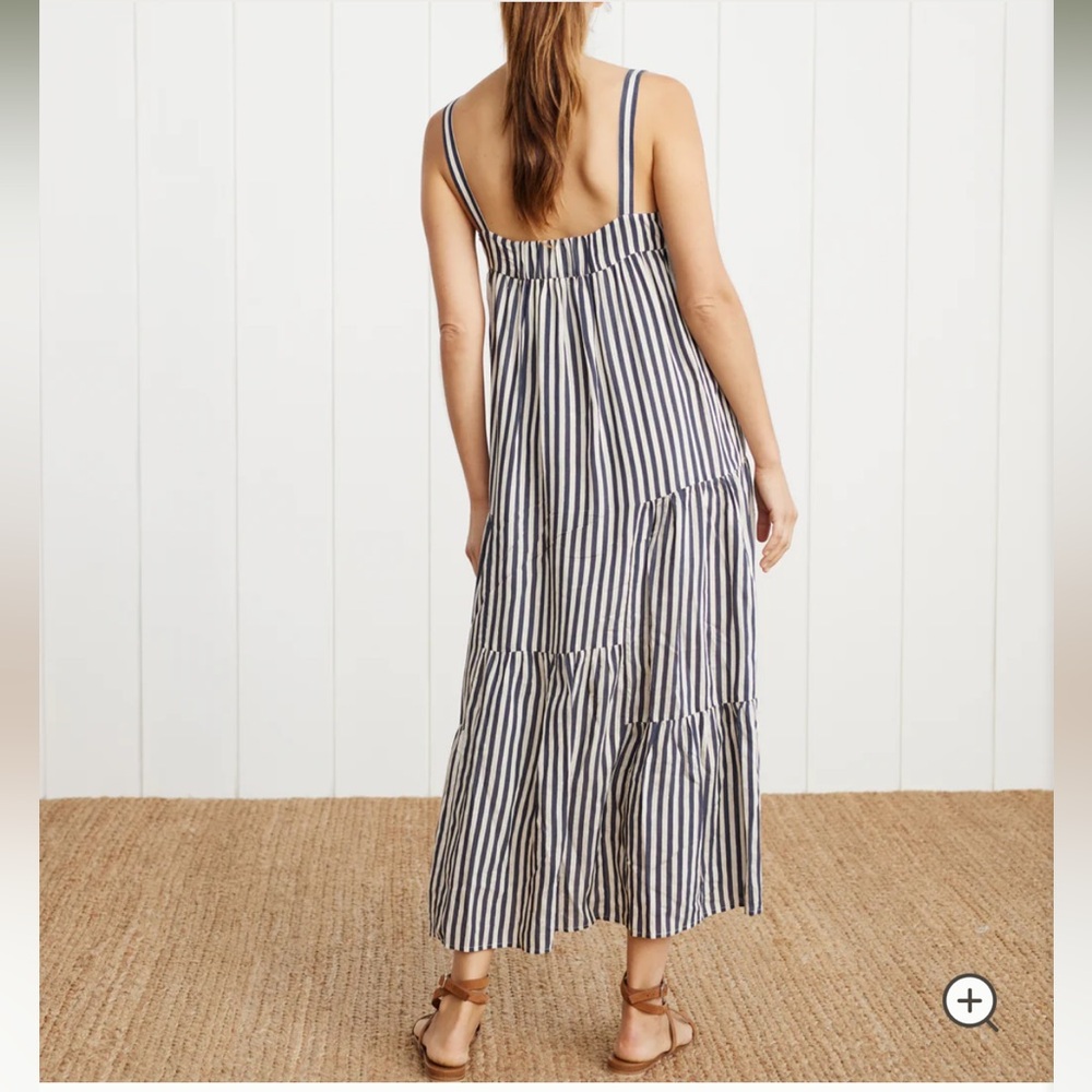 Jenni Kayne Summer Dress -  navy stripe. XS. Sold out on website - Picture 3 of 13